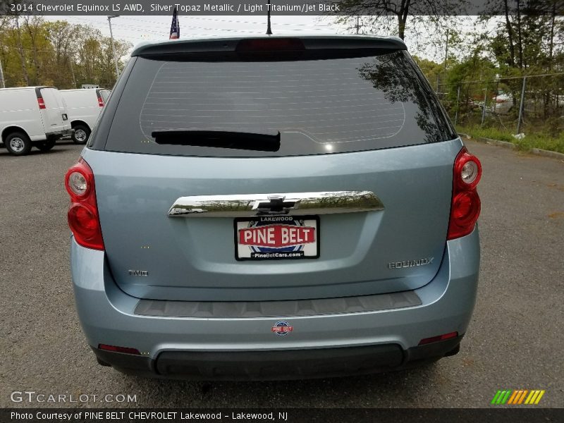 Silver Topaz Metallic / Light Titanium/Jet Black 2014 Chevrolet Equinox LS AWD