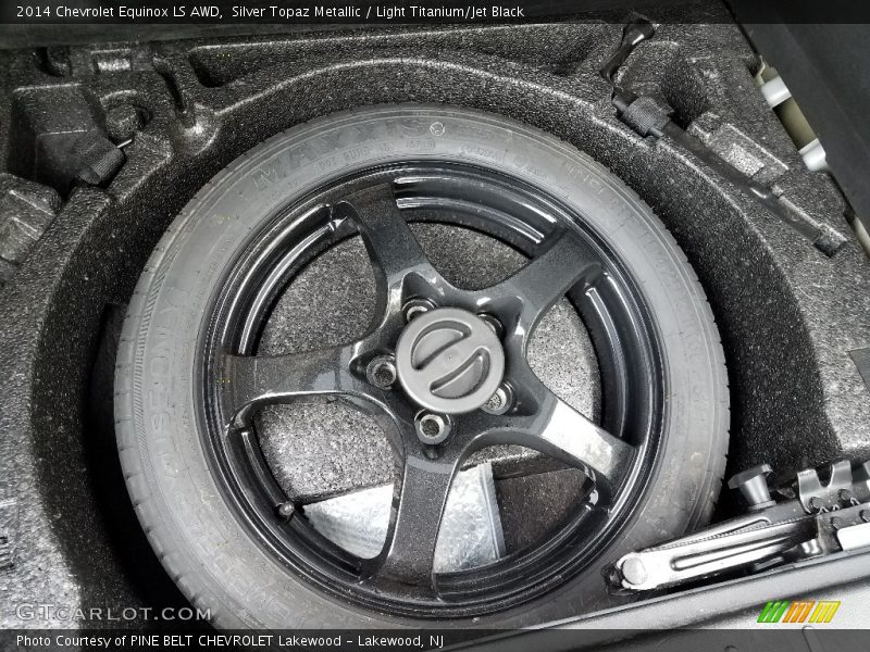 Silver Topaz Metallic / Light Titanium/Jet Black 2014 Chevrolet Equinox LS AWD