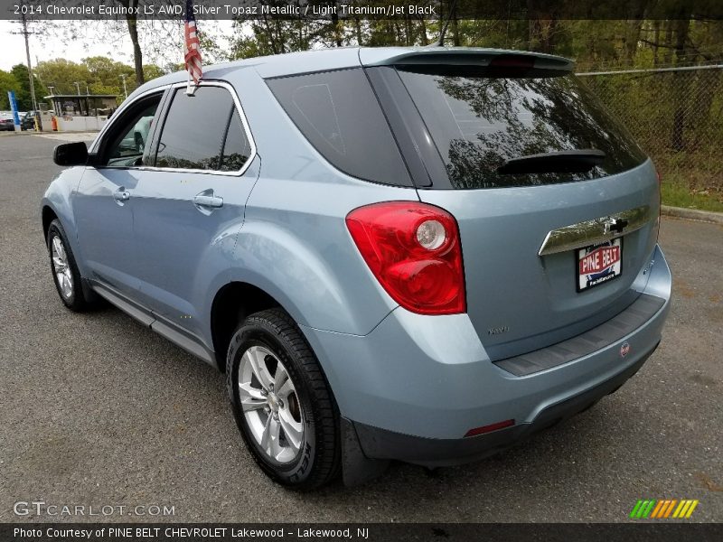 Silver Topaz Metallic / Light Titanium/Jet Black 2014 Chevrolet Equinox LS AWD