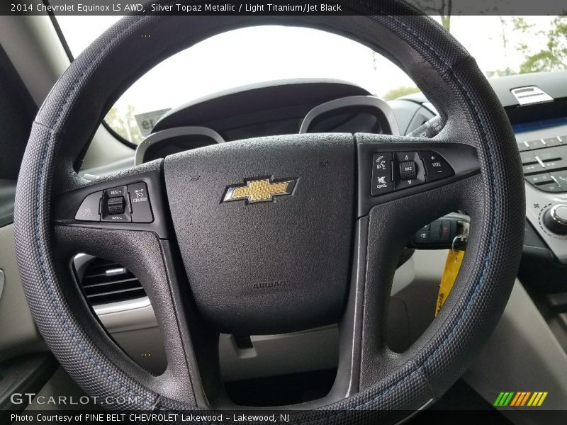 Silver Topaz Metallic / Light Titanium/Jet Black 2014 Chevrolet Equinox LS AWD