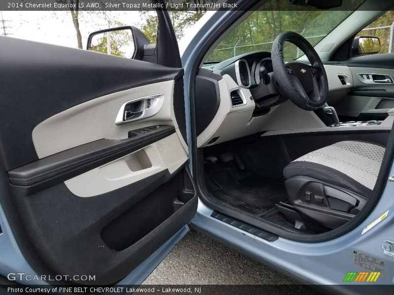 Silver Topaz Metallic / Light Titanium/Jet Black 2014 Chevrolet Equinox LS AWD