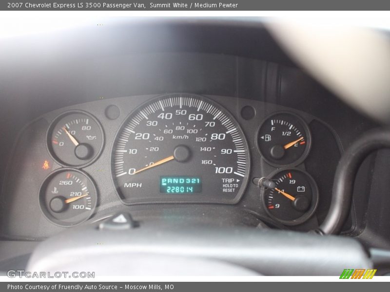 Summit White / Medium Pewter 2007 Chevrolet Express LS 3500 Passenger Van