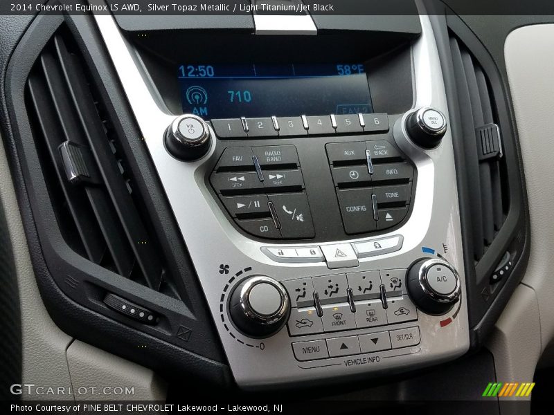 Silver Topaz Metallic / Light Titanium/Jet Black 2014 Chevrolet Equinox LS AWD