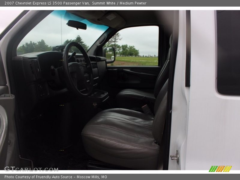 Summit White / Medium Pewter 2007 Chevrolet Express LS 3500 Passenger Van