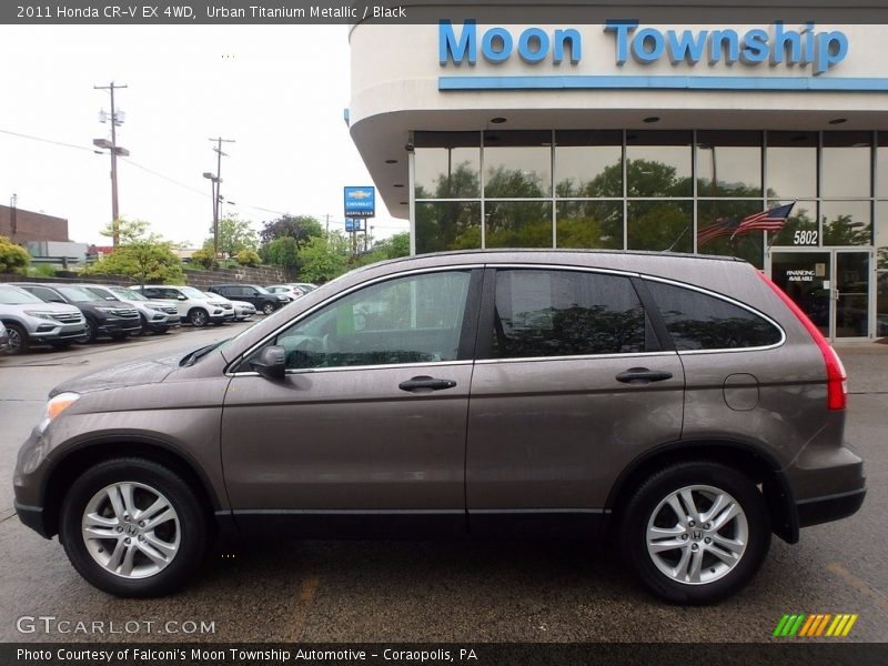 Urban Titanium Metallic / Black 2011 Honda CR-V EX 4WD