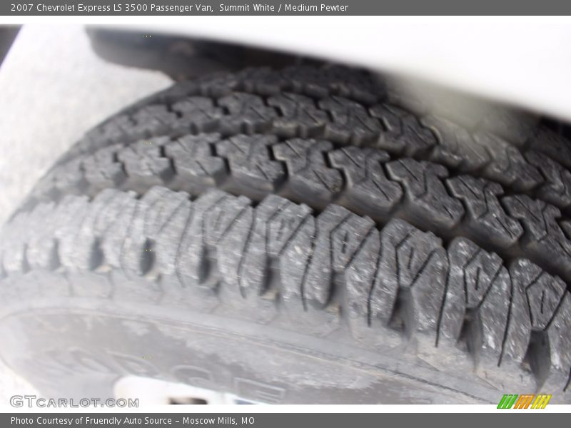 Summit White / Medium Pewter 2007 Chevrolet Express LS 3500 Passenger Van