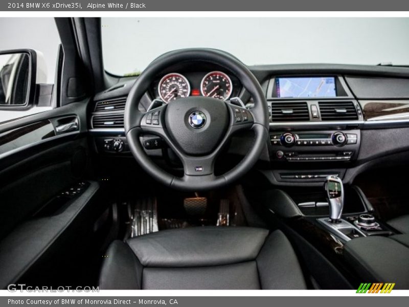 Alpine White / Black 2014 BMW X6 xDrive35i