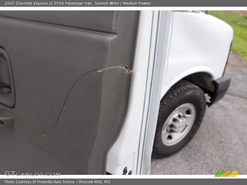 Summit White / Medium Pewter 2007 Chevrolet Express LS 3500 Passenger Van