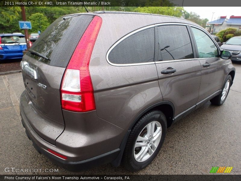 Urban Titanium Metallic / Black 2011 Honda CR-V EX 4WD