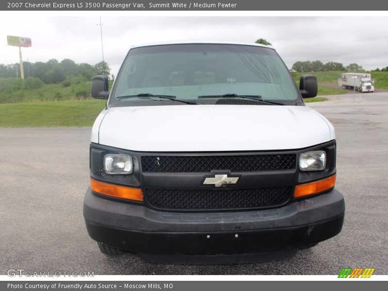 Summit White / Medium Pewter 2007 Chevrolet Express LS 3500 Passenger Van