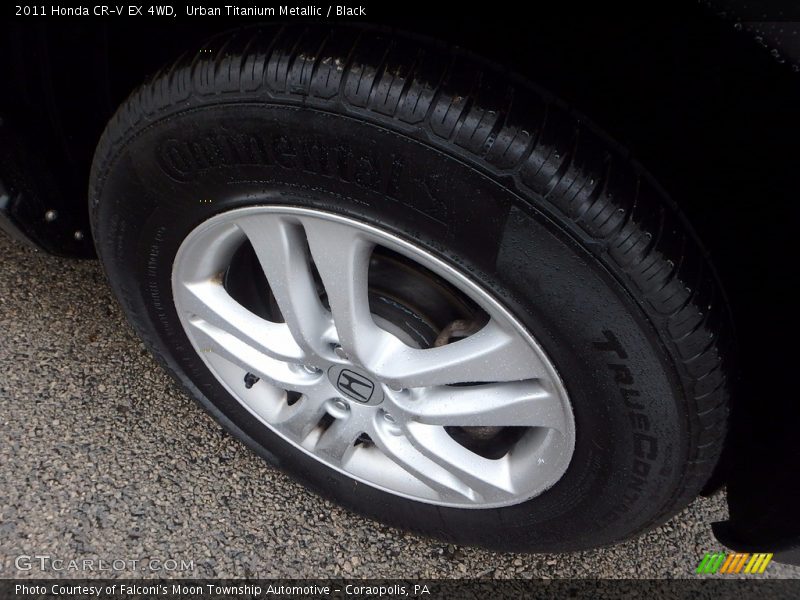 Urban Titanium Metallic / Black 2011 Honda CR-V EX 4WD