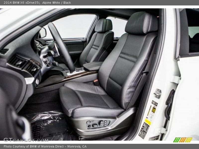 Alpine White / Black 2014 BMW X6 xDrive35i