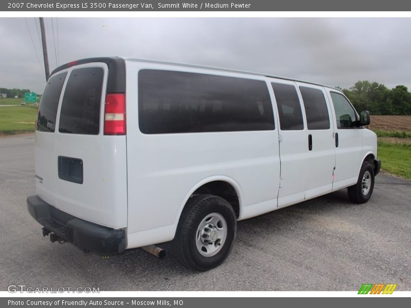 Summit White / Medium Pewter 2007 Chevrolet Express LS 3500 Passenger Van