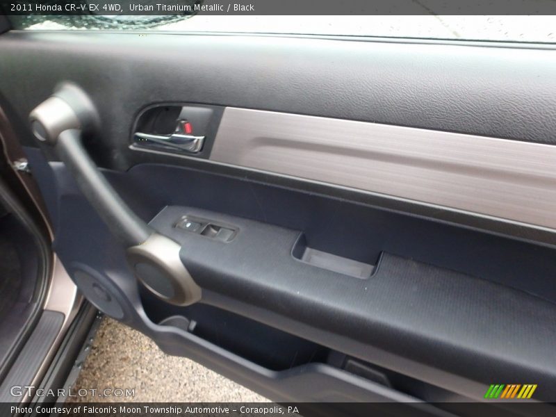 Urban Titanium Metallic / Black 2011 Honda CR-V EX 4WD