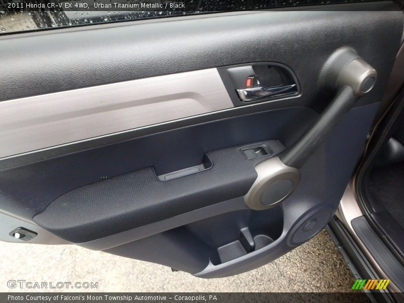 Urban Titanium Metallic / Black 2011 Honda CR-V EX 4WD