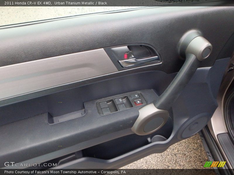 Urban Titanium Metallic / Black 2011 Honda CR-V EX 4WD