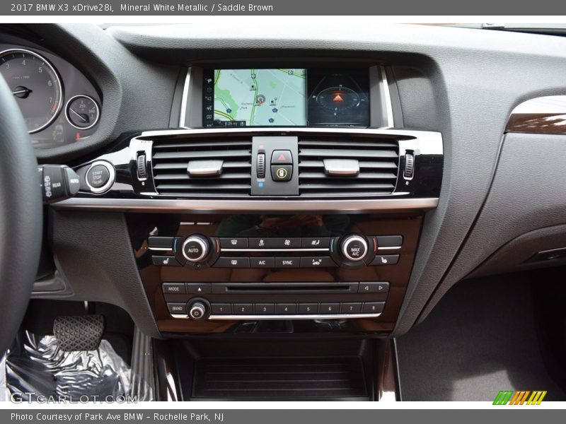 Mineral White Metallic / Saddle Brown 2017 BMW X3 xDrive28i