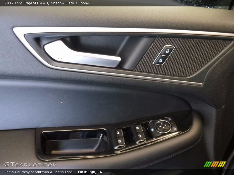 Shadow Black / Ebony 2017 Ford Edge SEL AWD