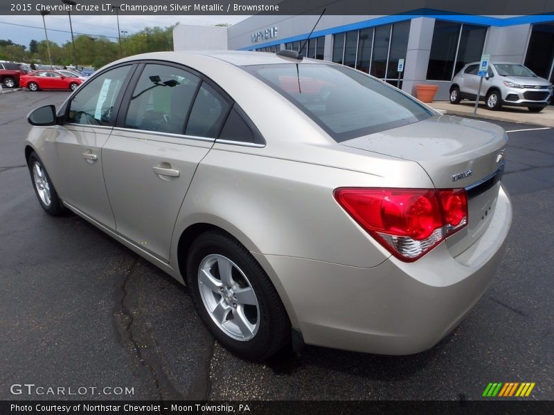 Champagne Silver Metallic / Brownstone 2015 Chevrolet Cruze LT