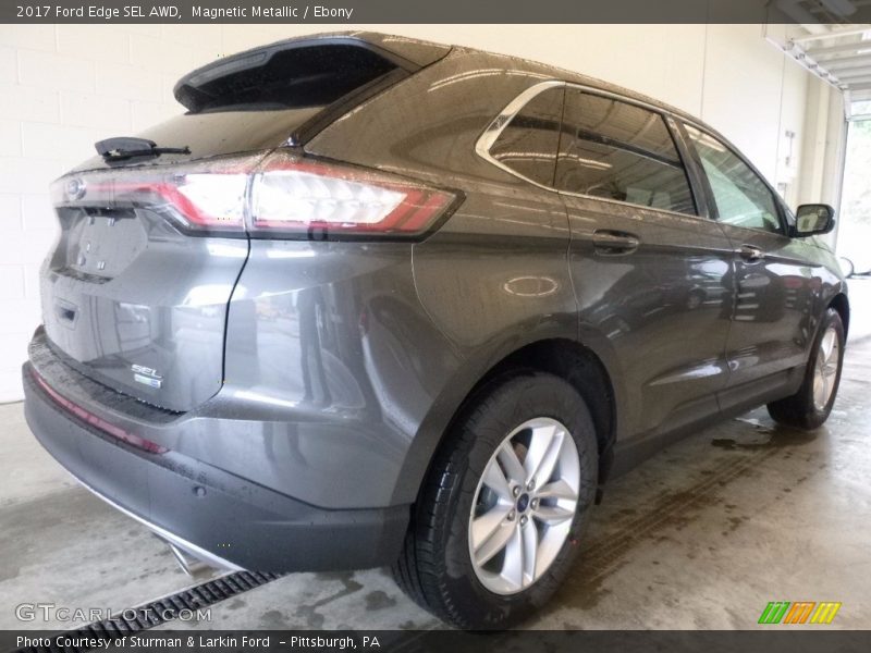 Magnetic Metallic / Ebony 2017 Ford Edge SEL AWD