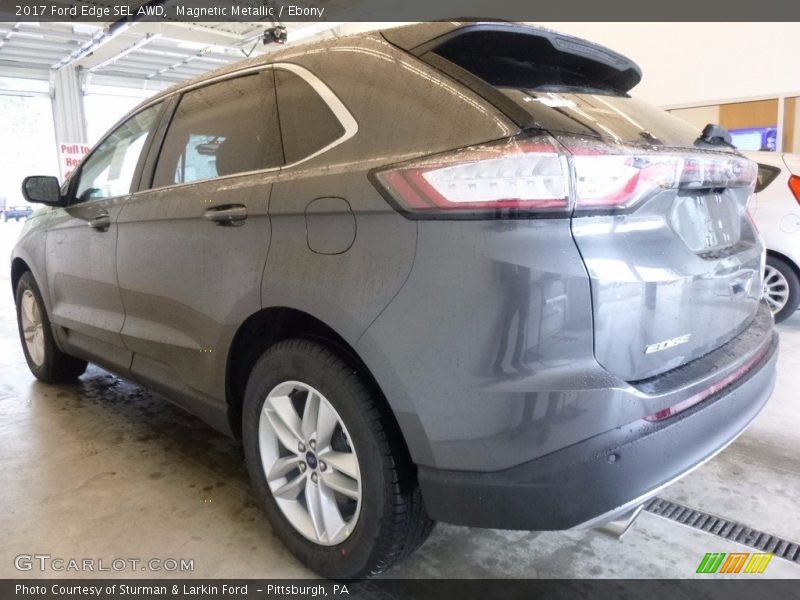 Magnetic Metallic / Ebony 2017 Ford Edge SEL AWD
