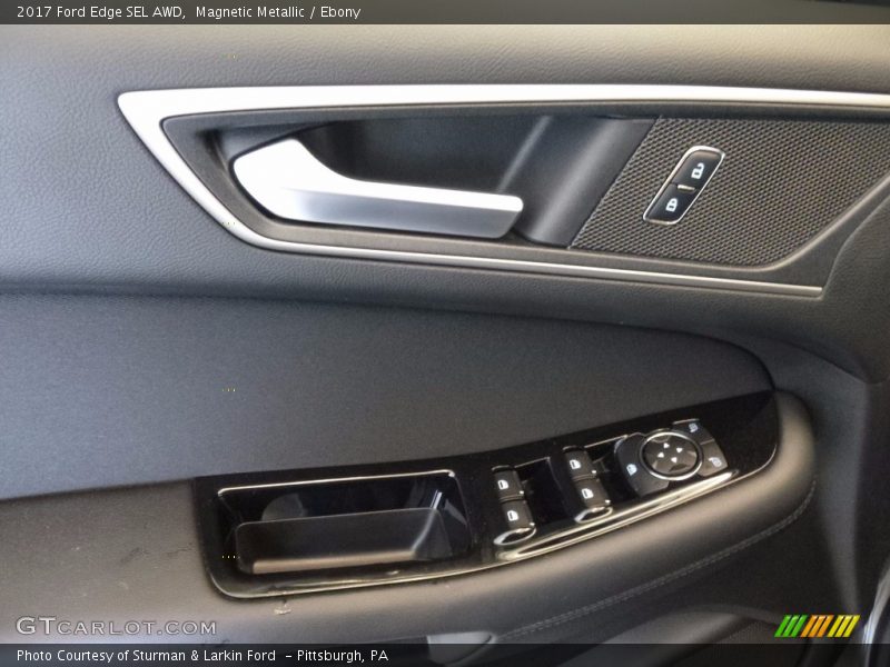 Magnetic Metallic / Ebony 2017 Ford Edge SEL AWD