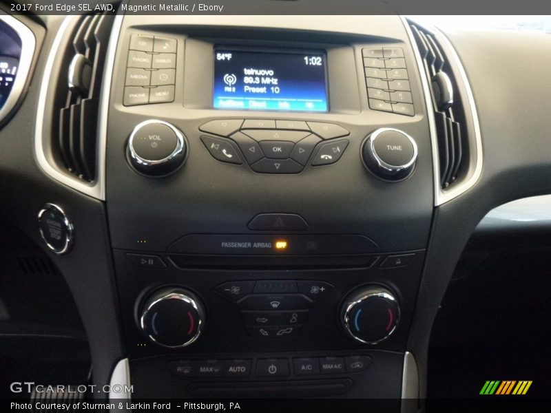 Magnetic Metallic / Ebony 2017 Ford Edge SEL AWD