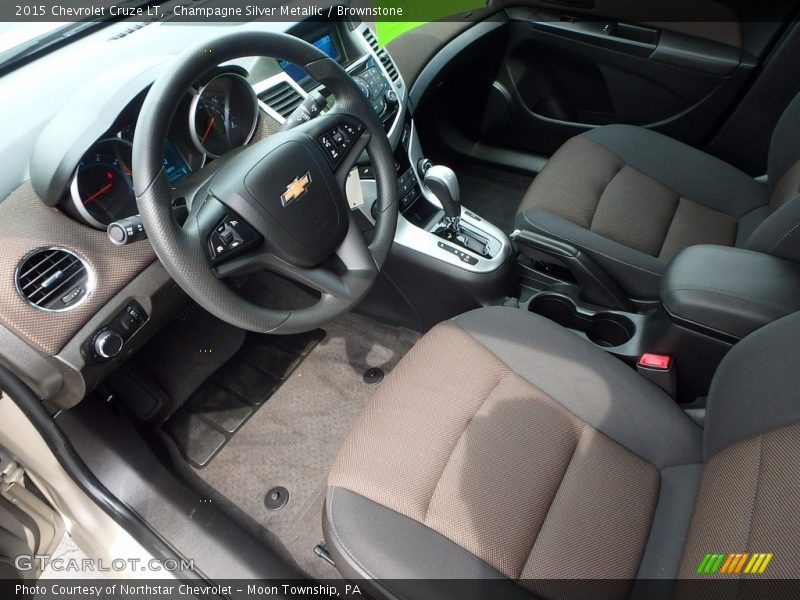 Champagne Silver Metallic / Brownstone 2015 Chevrolet Cruze LT