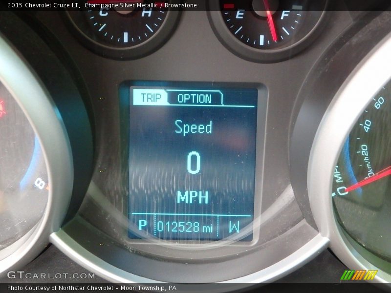 Champagne Silver Metallic / Brownstone 2015 Chevrolet Cruze LT