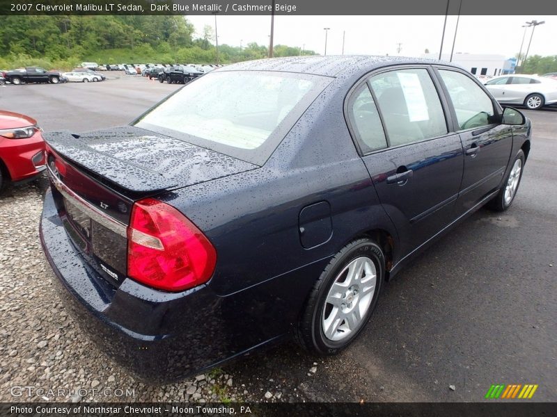 Dark Blue Metallic / Cashmere Beige 2007 Chevrolet Malibu LT Sedan