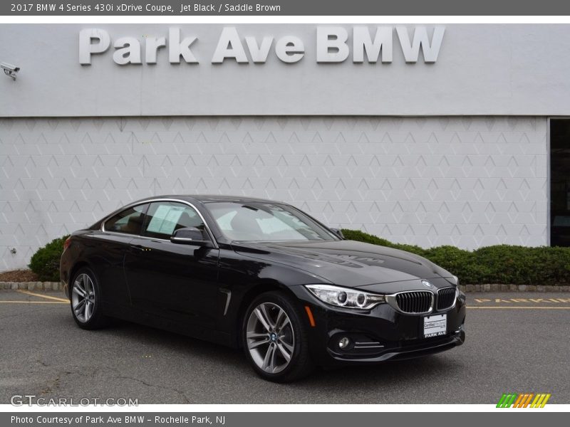 Jet Black / Saddle Brown 2017 BMW 4 Series 430i xDrive Coupe
