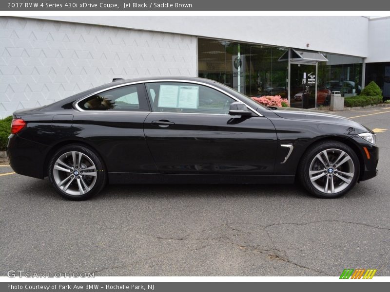 Jet Black / Saddle Brown 2017 BMW 4 Series 430i xDrive Coupe