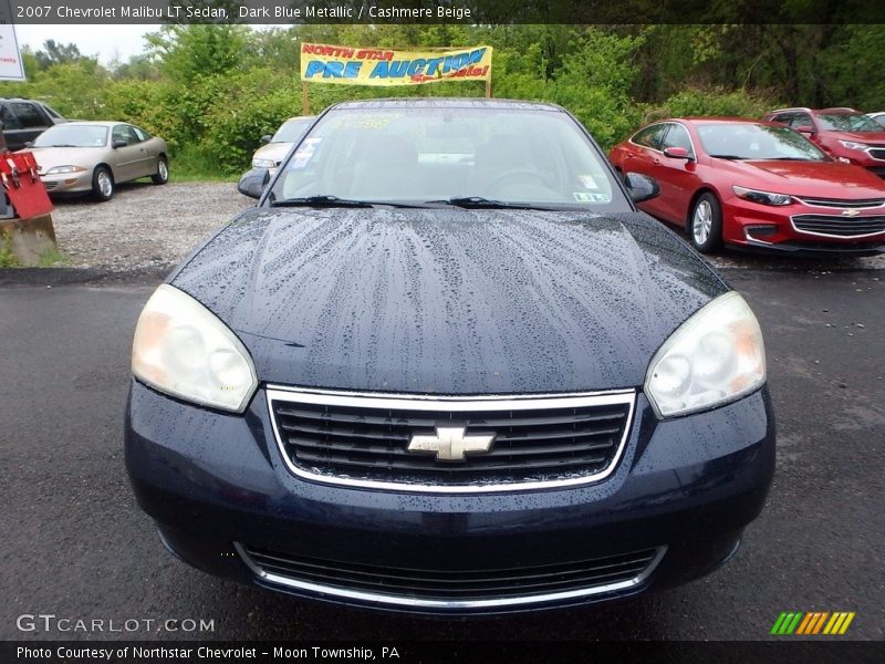 Dark Blue Metallic / Cashmere Beige 2007 Chevrolet Malibu LT Sedan