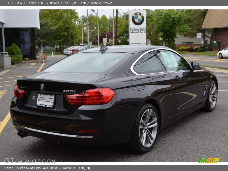 Jet Black / Saddle Brown 2017 BMW 4 Series 430i xDrive Coupe