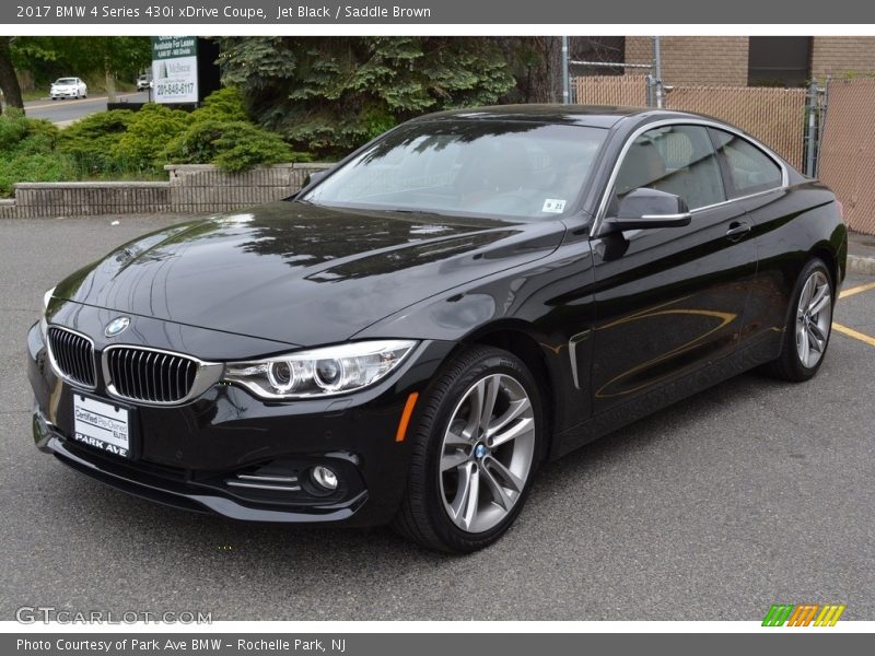 Jet Black / Saddle Brown 2017 BMW 4 Series 430i xDrive Coupe