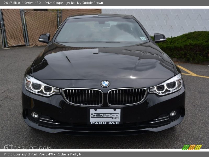 Jet Black / Saddle Brown 2017 BMW 4 Series 430i xDrive Coupe