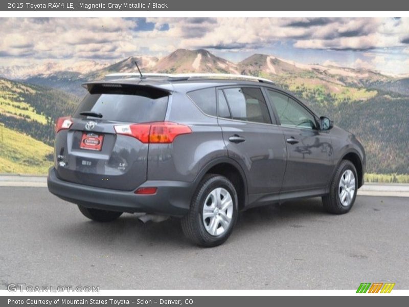Magnetic Gray Metallic / Black 2015 Toyota RAV4 LE