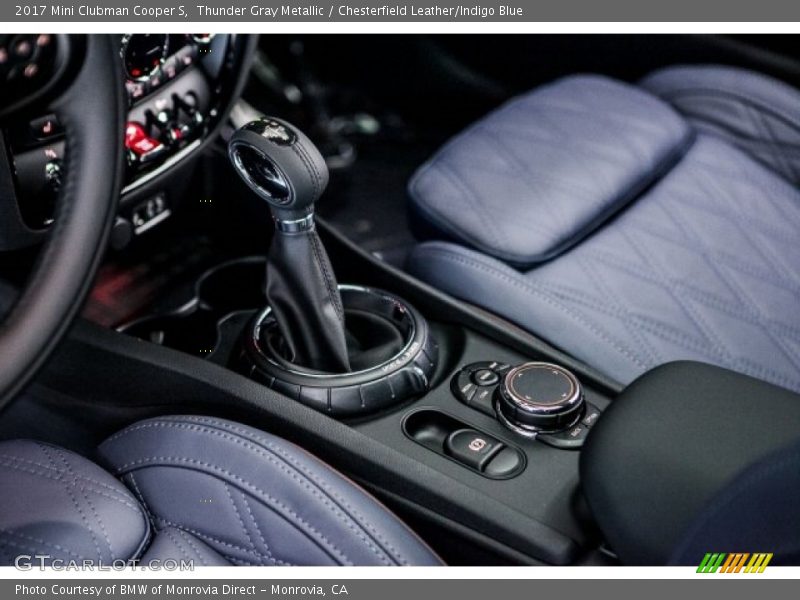 Thunder Gray Metallic / Chesterfield Leather/Indigo Blue 2017 Mini Clubman Cooper S