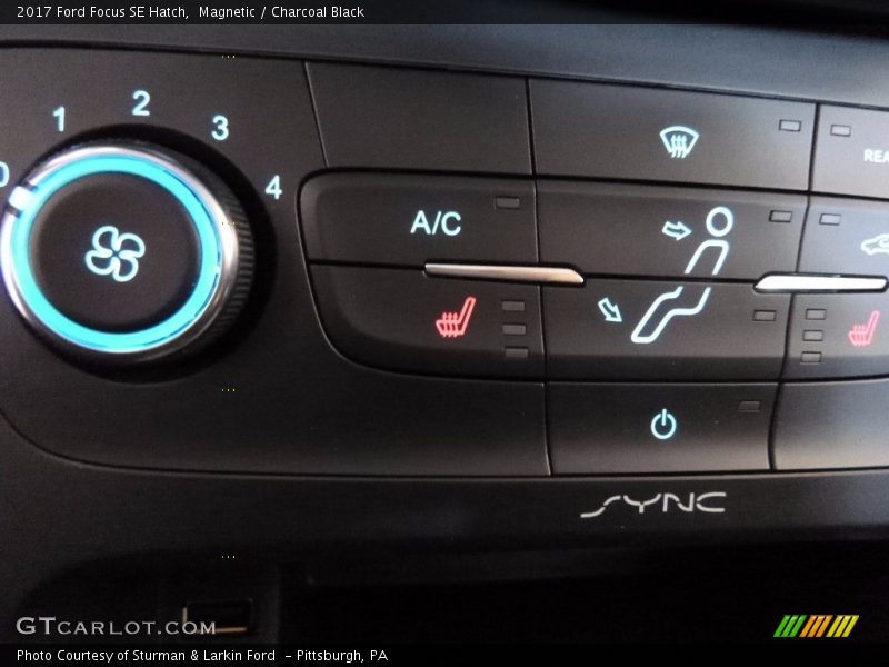 Magnetic / Charcoal Black 2017 Ford Focus SE Hatch