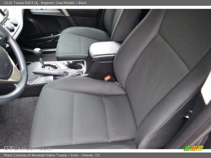 Magnetic Gray Metallic / Black 2015 Toyota RAV4 LE