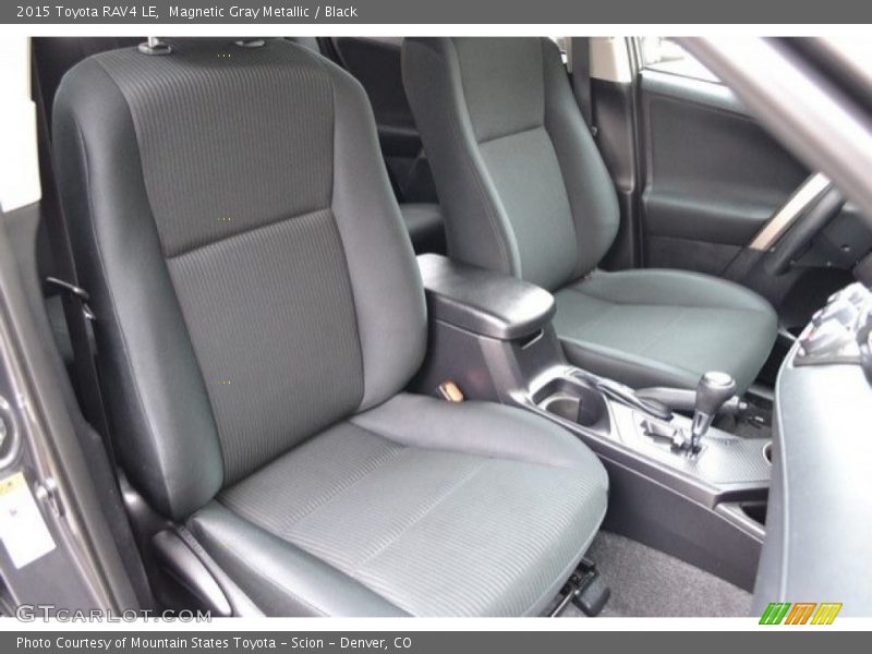 Magnetic Gray Metallic / Black 2015 Toyota RAV4 LE