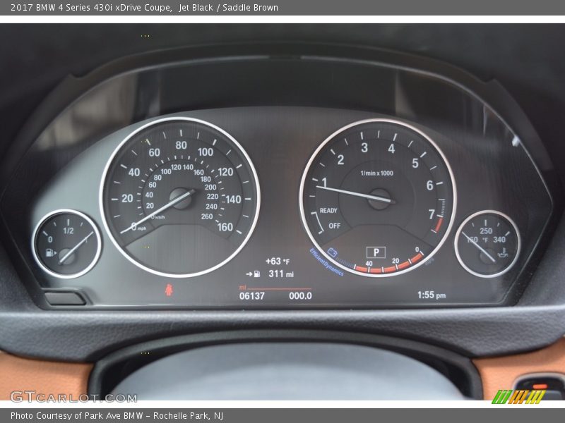  2017 4 Series 430i xDrive Coupe 430i xDrive Coupe Gauges
