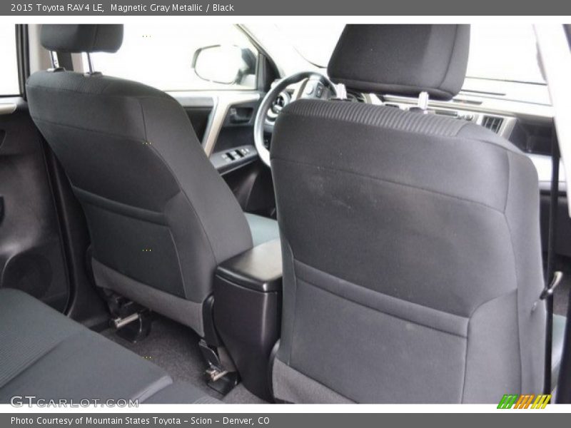 Magnetic Gray Metallic / Black 2015 Toyota RAV4 LE
