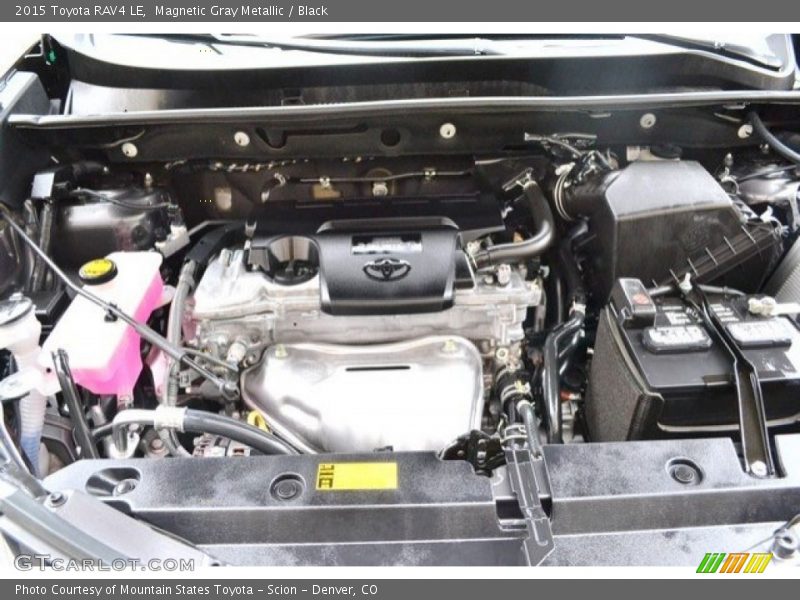 Magnetic Gray Metallic / Black 2015 Toyota RAV4 LE