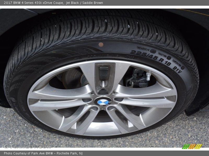 Jet Black / Saddle Brown 2017 BMW 4 Series 430i xDrive Coupe