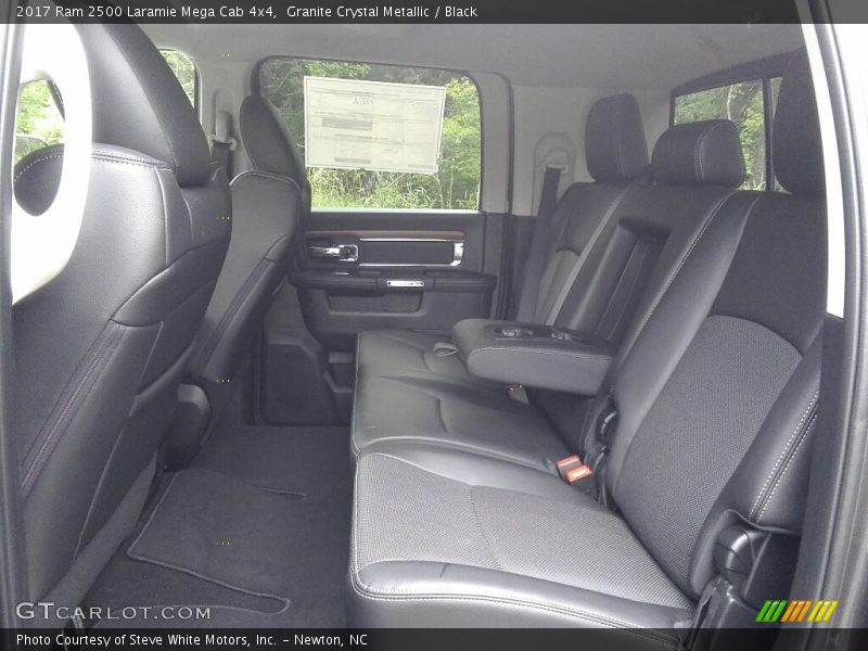 Rear Seat of 2017 2500 Laramie Mega Cab 4x4
