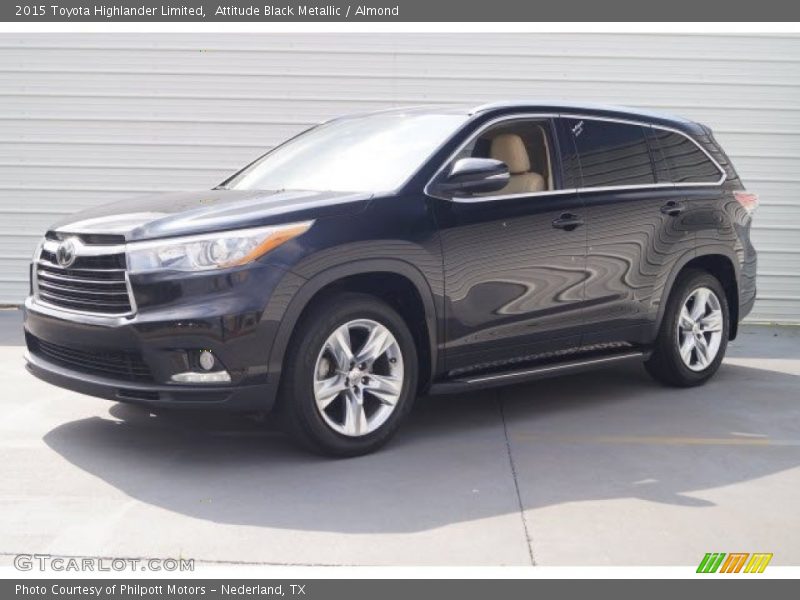Attitude Black Metallic / Almond 2015 Toyota Highlander Limited