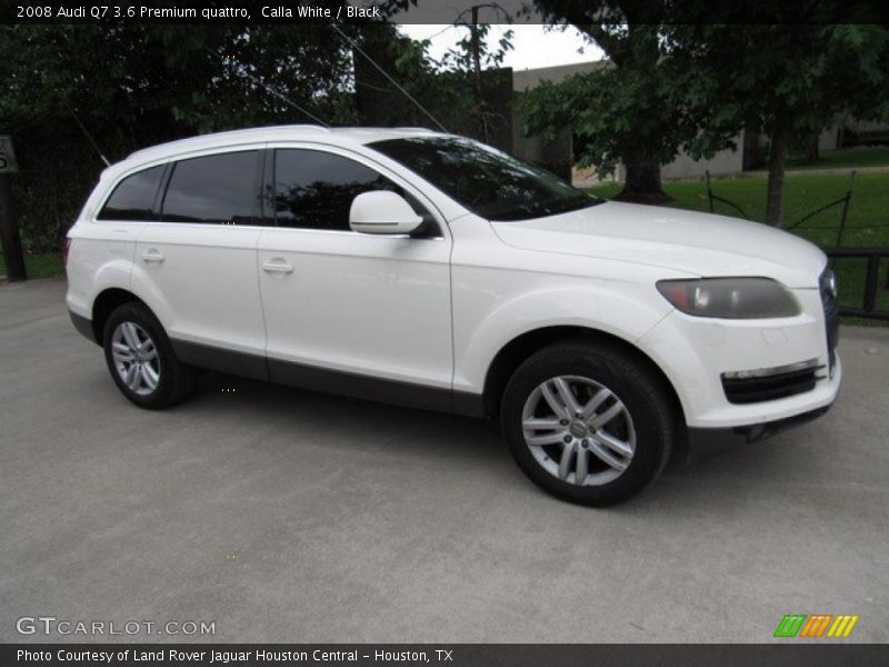 Calla White / Black 2008 Audi Q7 3.6 Premium quattro