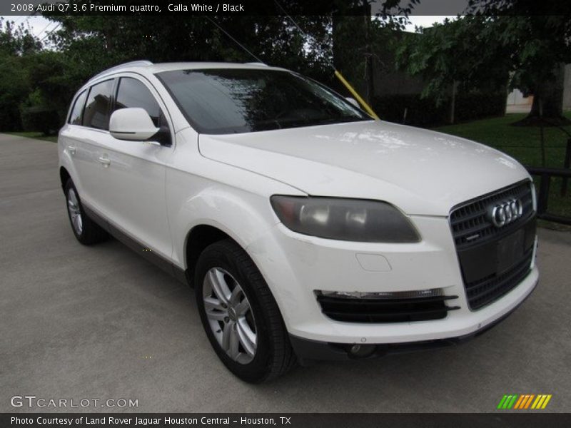 Calla White / Black 2008 Audi Q7 3.6 Premium quattro