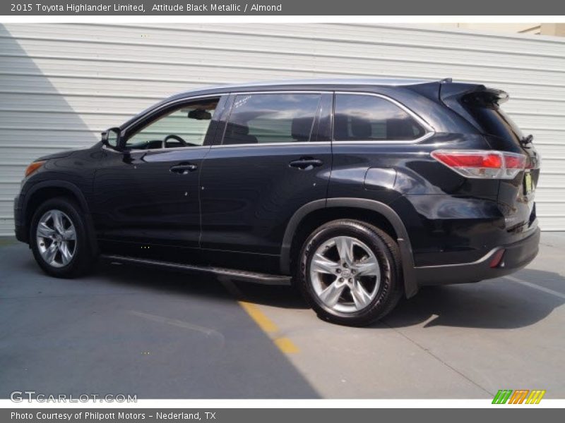 Attitude Black Metallic / Almond 2015 Toyota Highlander Limited